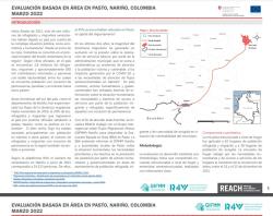 Evaluación Basada en Área (EBA) - Pasto, Nariño, Marzo - 2022