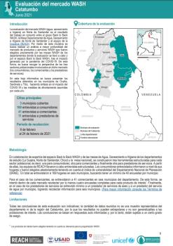 Evaluacion del mercado WASH, Entrevistas a comerciantes, Catatumbo, Junio 2021.